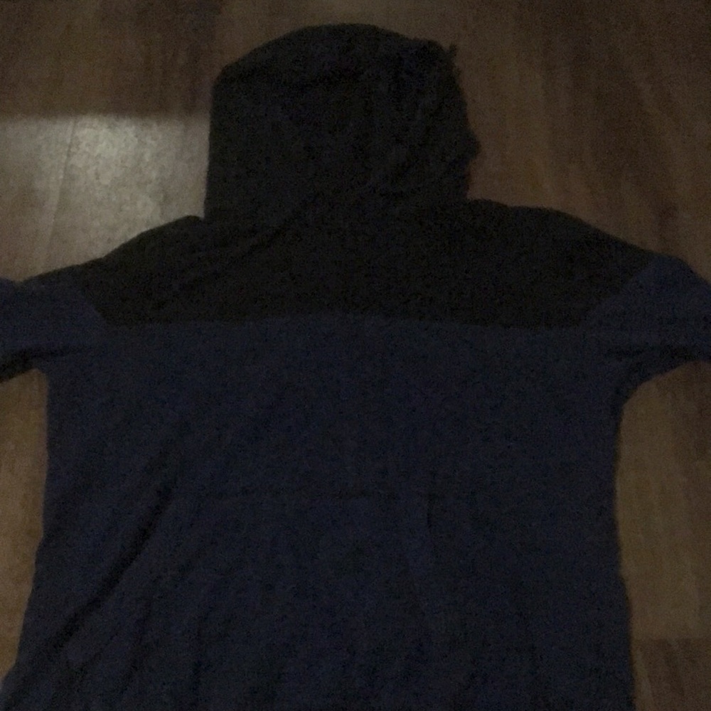 Blue black longsleeve hoodie